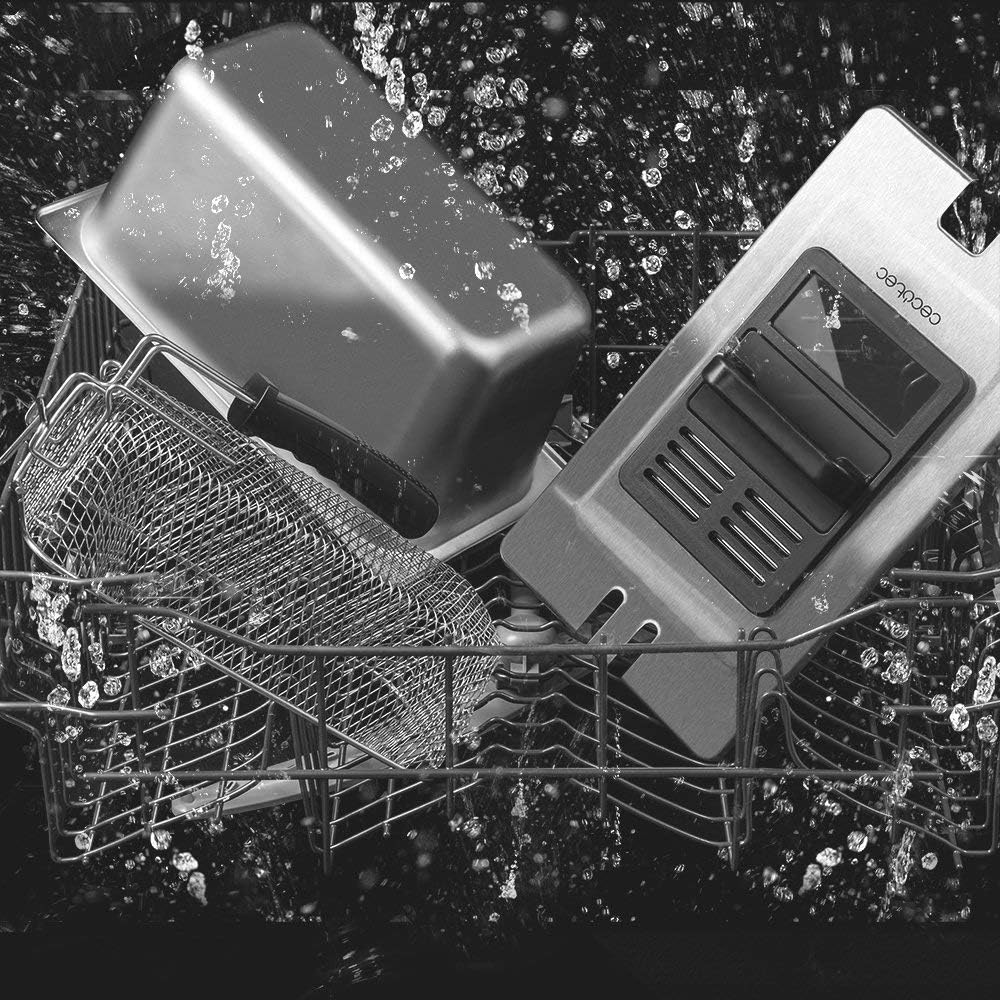 Friteuse électrique entièrement inoxydable Cecotec CleanFry 3L. 2000...