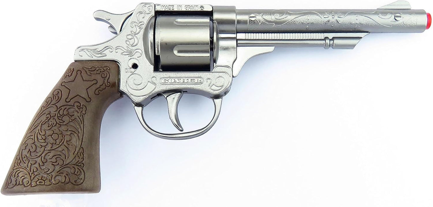 Pistolet à fusil Gonher-Set Cowboy, couleur argent, sans taille...