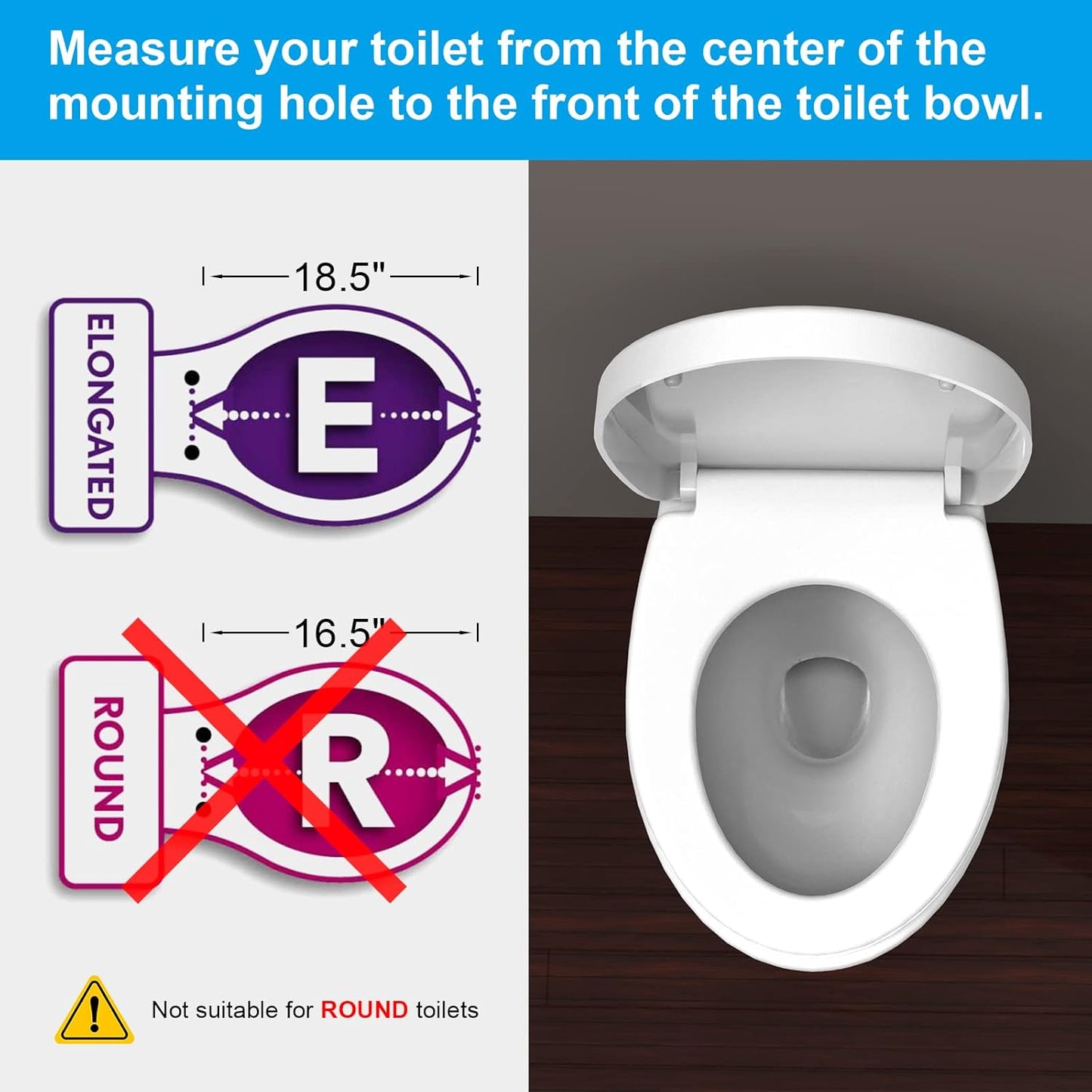 Ibergrif, M41002 Abattant WC, Abattant WC en forme de O à fermeture...