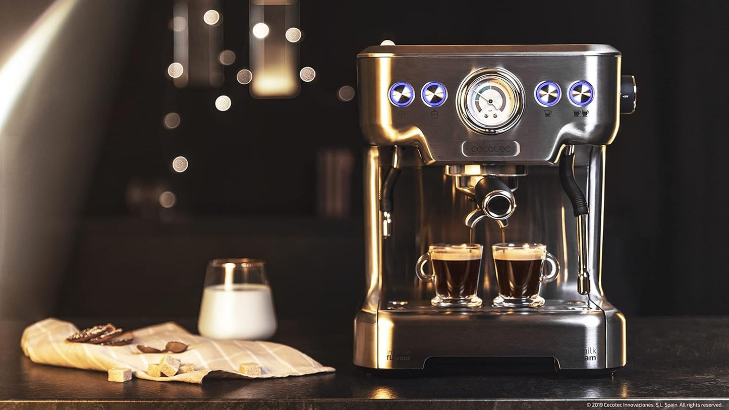 Cafetière Cecotec Express Power Espresso 20 Barista Pro, 2900 W, 20...