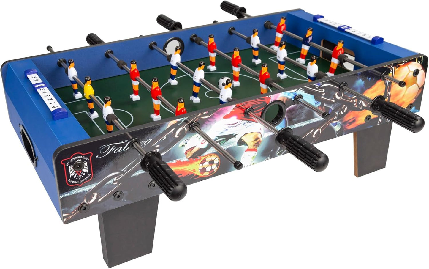 Baby-foot COLORBABY CB Games, Corps en bois résistant, 18 joueurs,...