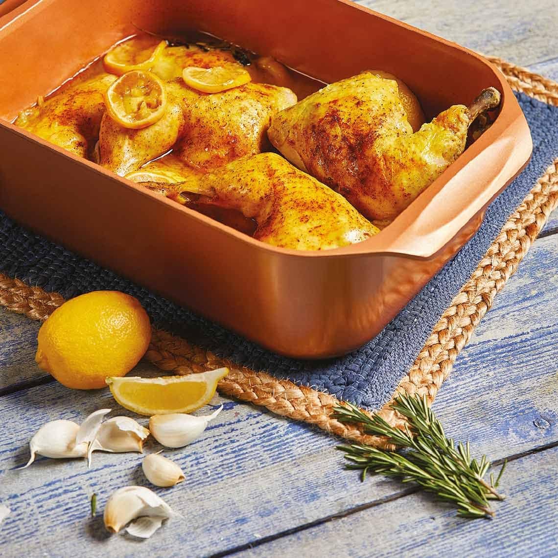 Livington Copperline WonderCooker - Set de cuisine 14 en 1 - Batterie...