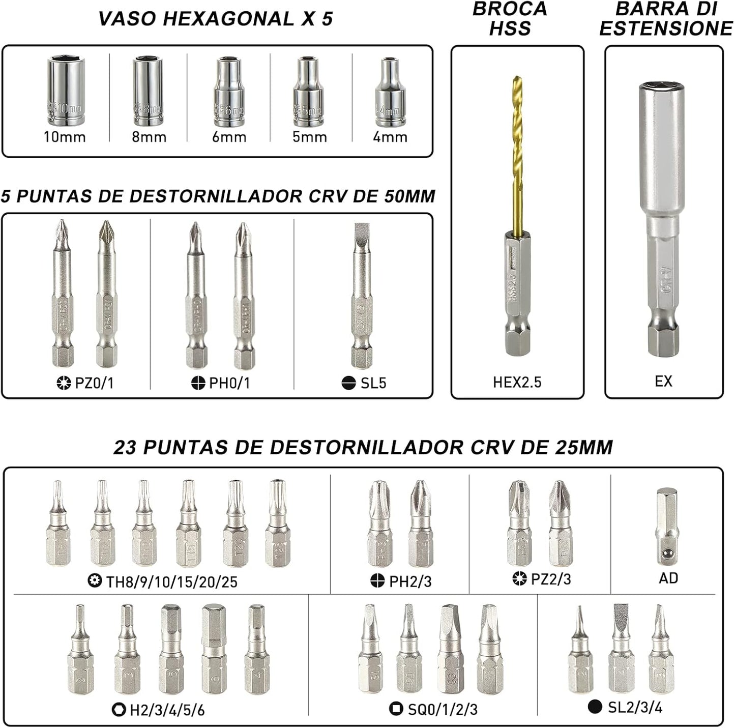 Tournevis électrique, perceuse visseuse HYCHIKA 3,6 V batterie 2,0 Ah...
