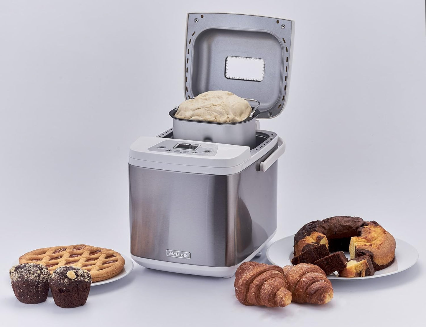 Ariete 132 Silver 500W - Machine à pain (Verre, Plastique, Acier...