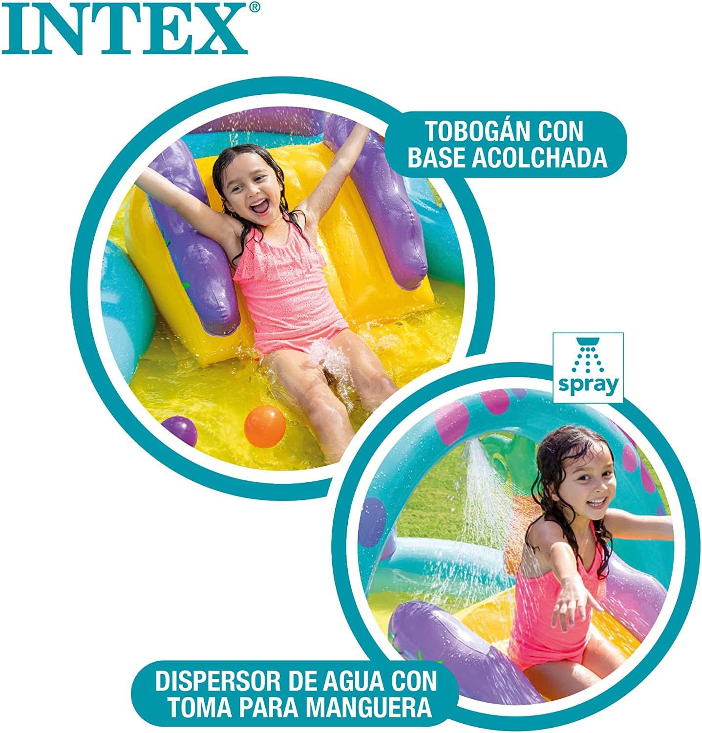Centre de jeux gonflable Dinos Intex, 333 x 229 x 112 cm, 280 l, 57135