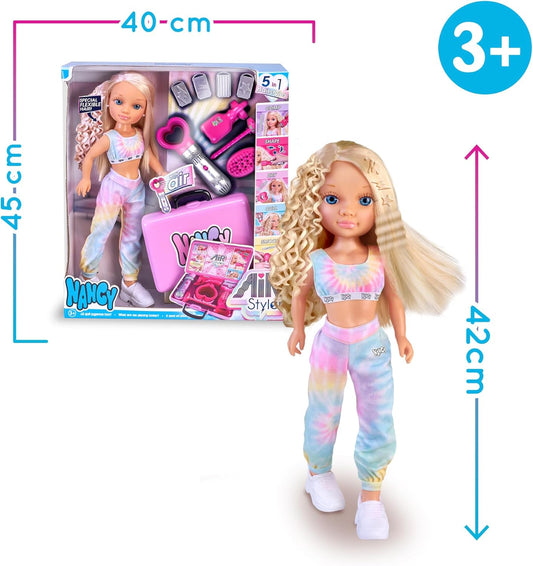 Nancy Air Styler, poupée avec outil de beauté pour créer des...