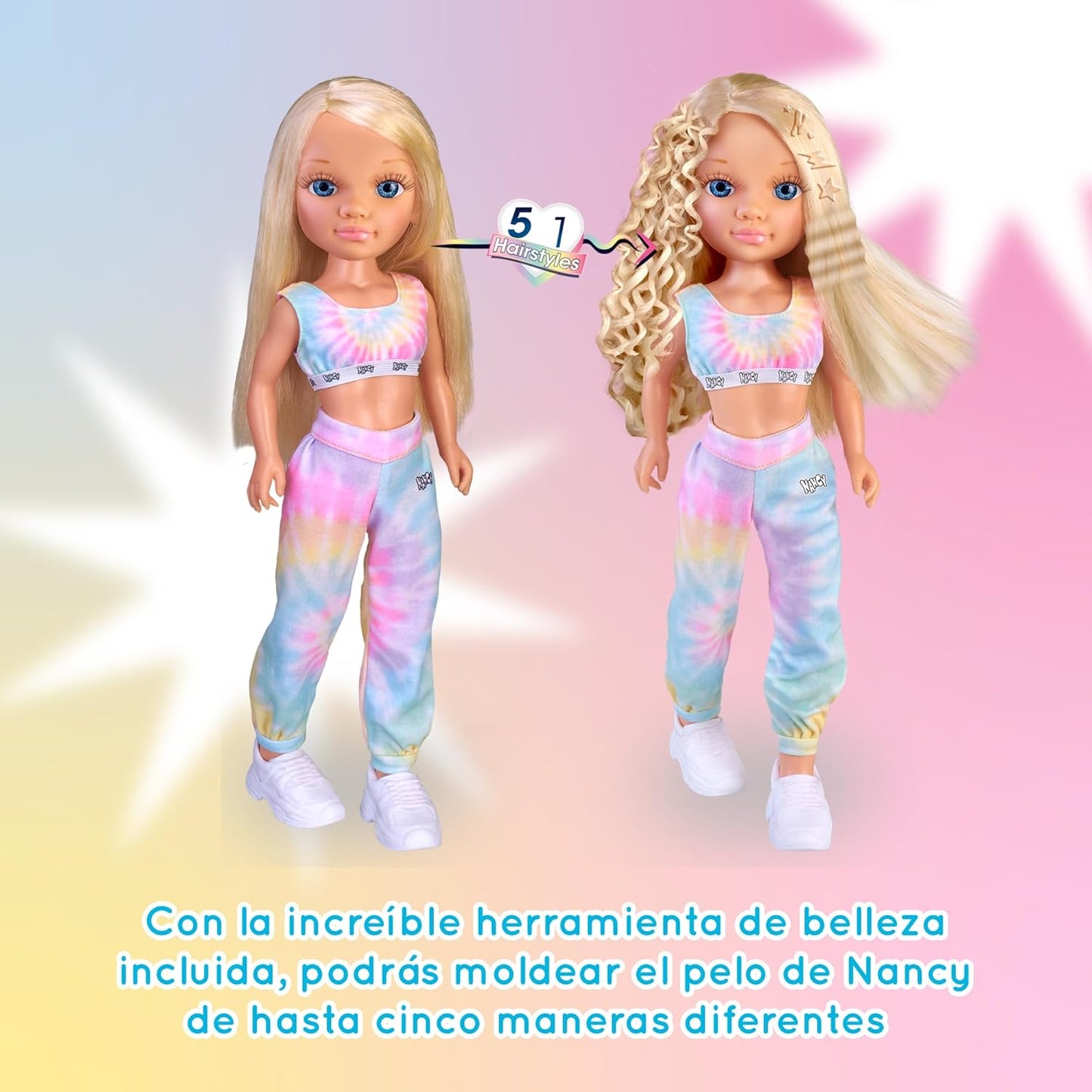 Nancy Air Styler, poupée avec outil de beauté pour créer des...
