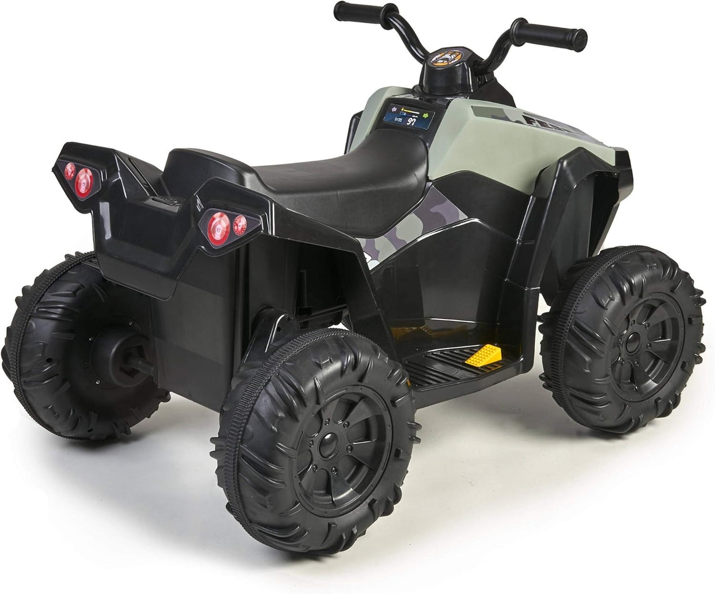 FEBER- Quad Boxer, Véhicule électrique à batterie, 12 V, Vert (Famosa...