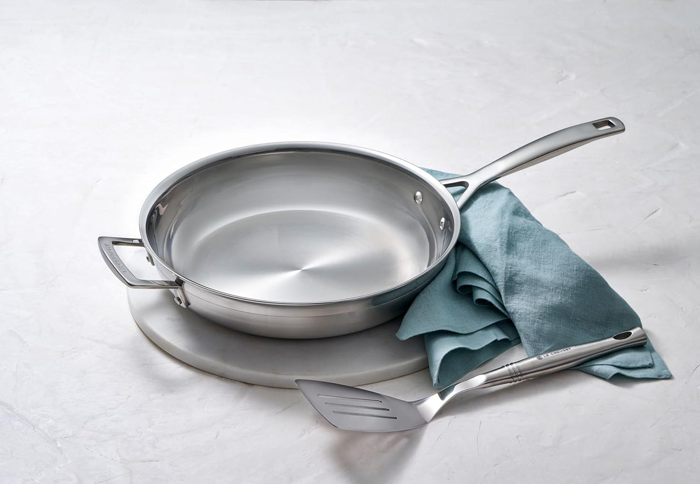 Le Creuset Poêle à Frire 3 Couches Inox 28 cm, 96200228001100