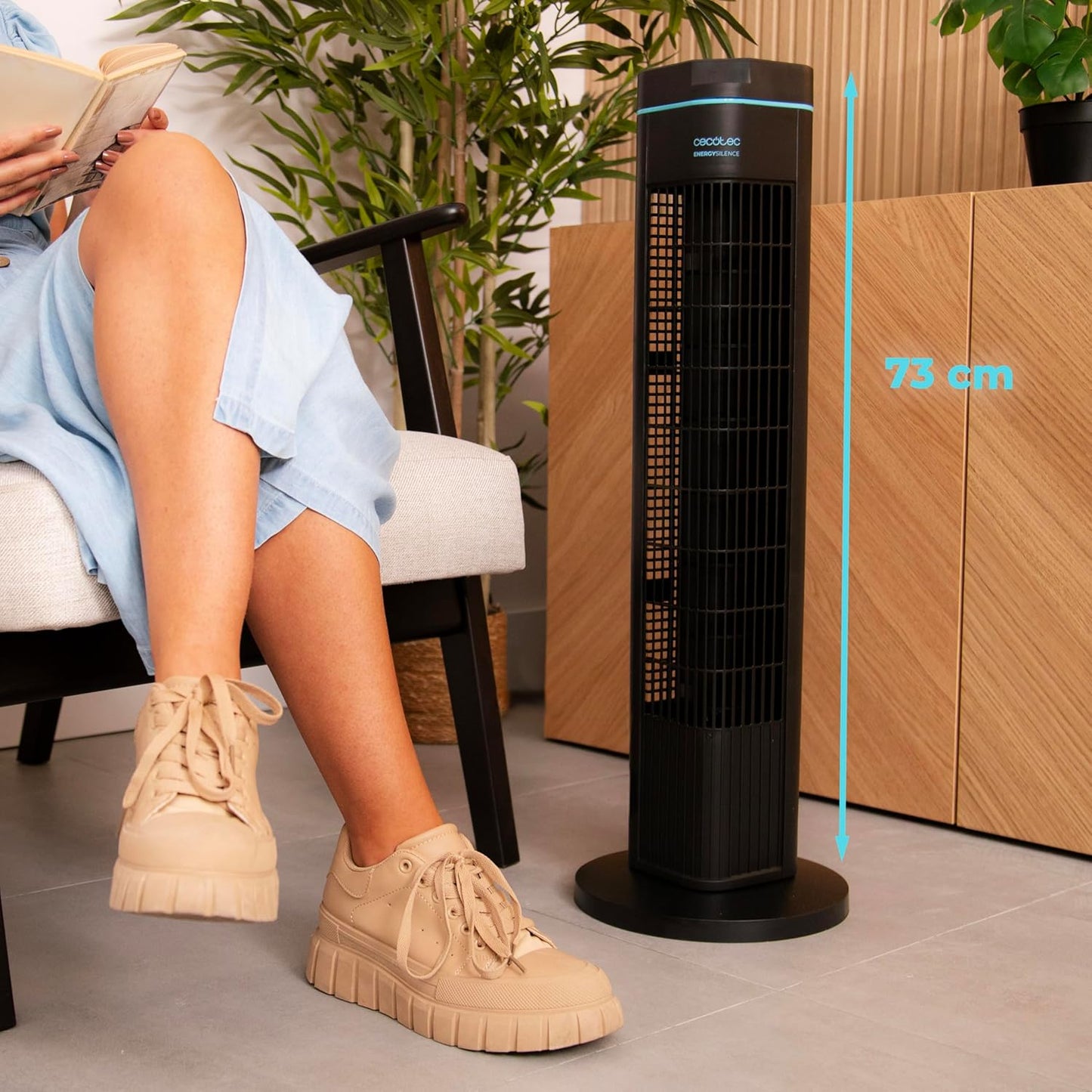 Ventilateur tour Cecotec 29" EnergySilence 690 Skyline, puissance 50...