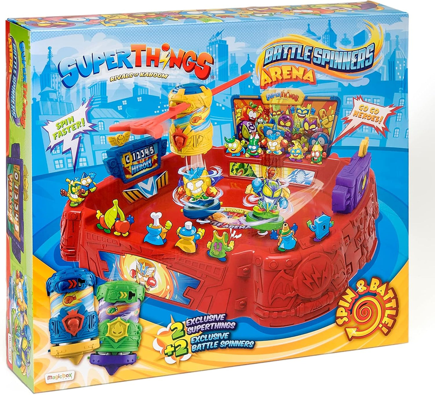 SUPERTHINGS RIVALS OF KABOOM Battle Arena – Combat Stadium, contient...