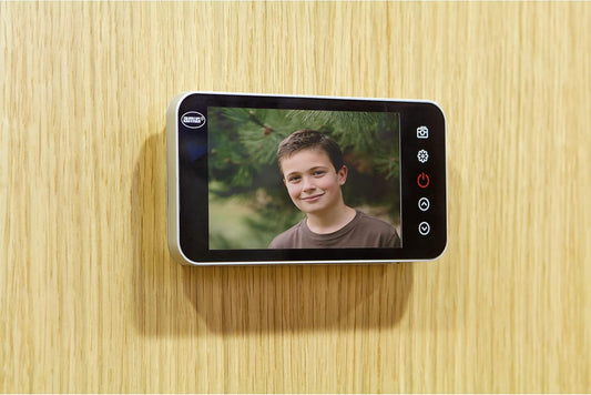 Amig - Judas de porte numérique avec écran LCD 4'' DWR 4.0 HD Or, Or...