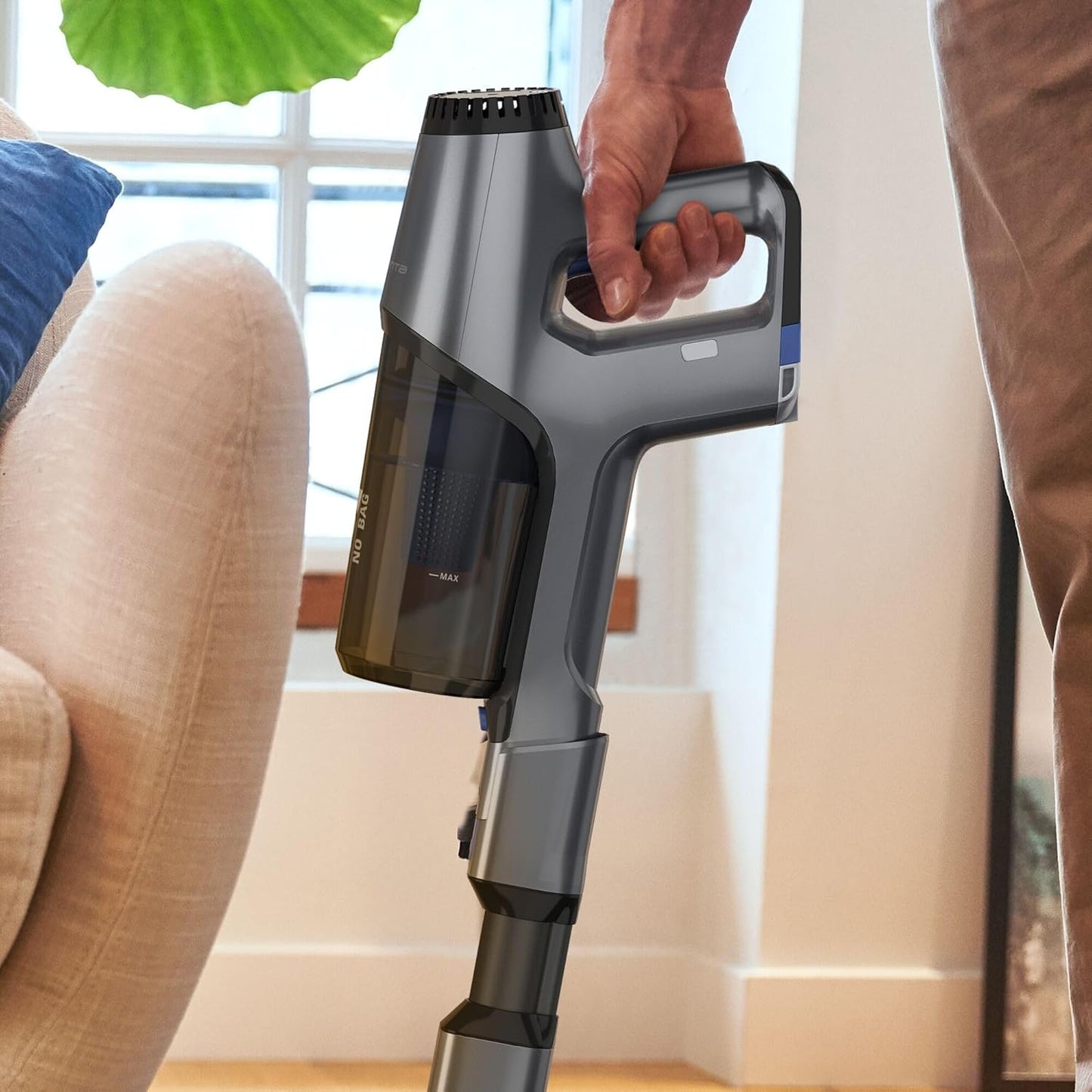 Rowenta XPert 3.60 Flex RH6971 - Aspirateur balai sans fil, avec 3 fonctions en 1, autonomie 45 minutes, batterie lithium, tube flexible, accès facile du sol au plafond