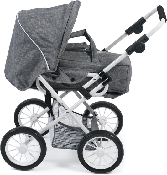 Bayer Chic 2000-bayer Poussette pour poupées Leni, Jeans Gris, 64 x...