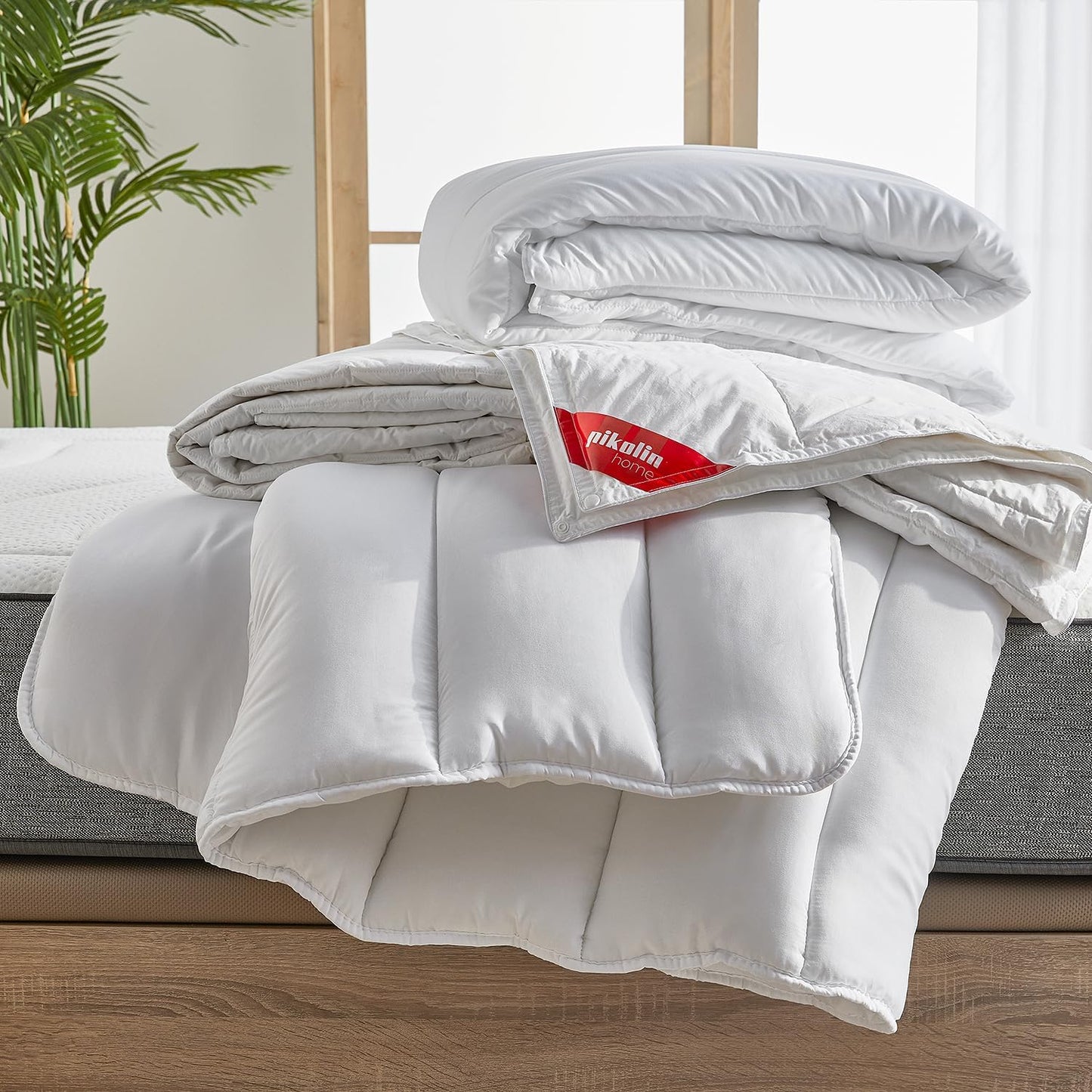 Pikolin Home - Couette 220x220 cm, Garnissage 135/140, Fibre 500 gr...