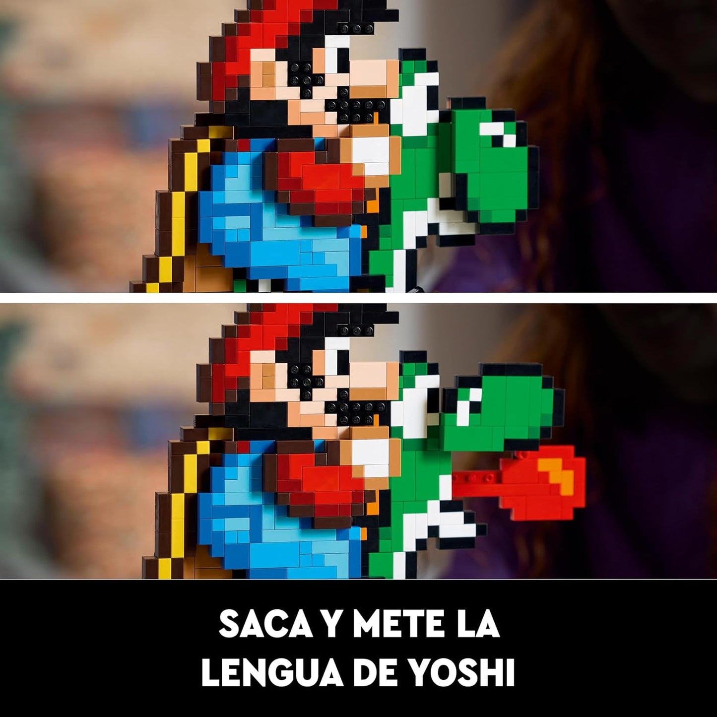 LEGO Super Mario World : Kit de modèles Mario et Yoshi pour adultes...