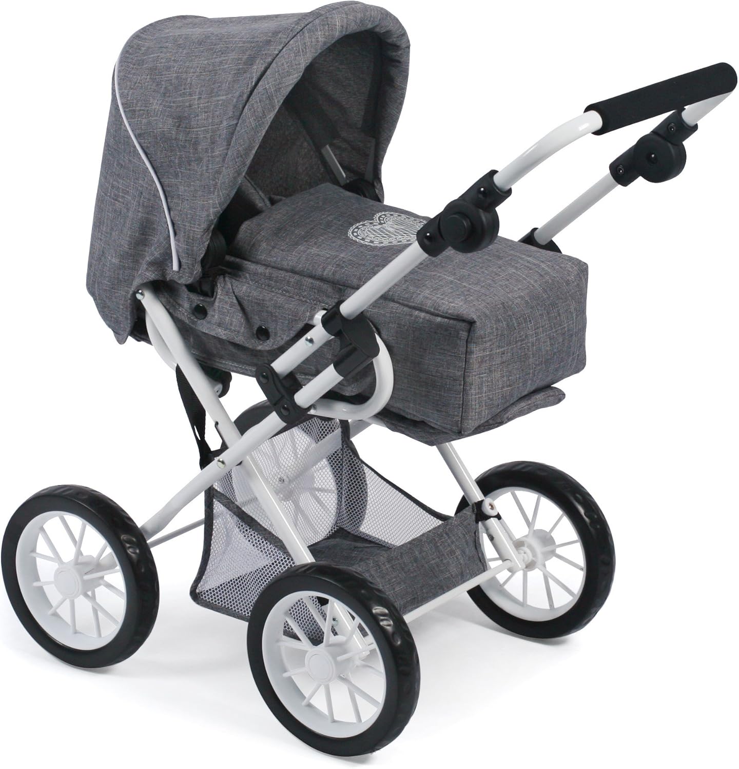 Bayer Chic 2000-bayer Poussette pour poupées Leni, Jeans Gris, 64 x...