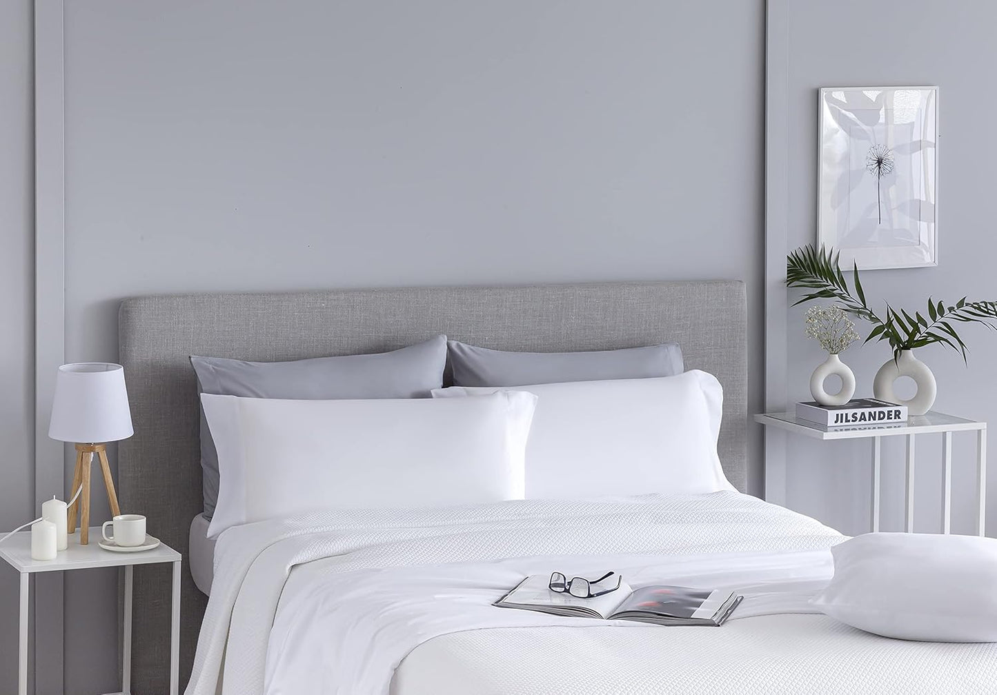 Todocama – Lot de 2 taies d'oreiller, microfibre extra douce,...