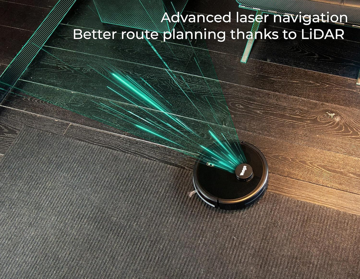Allez! Robot aspirateur, nettoyeur de sol, navigation laser, avec...