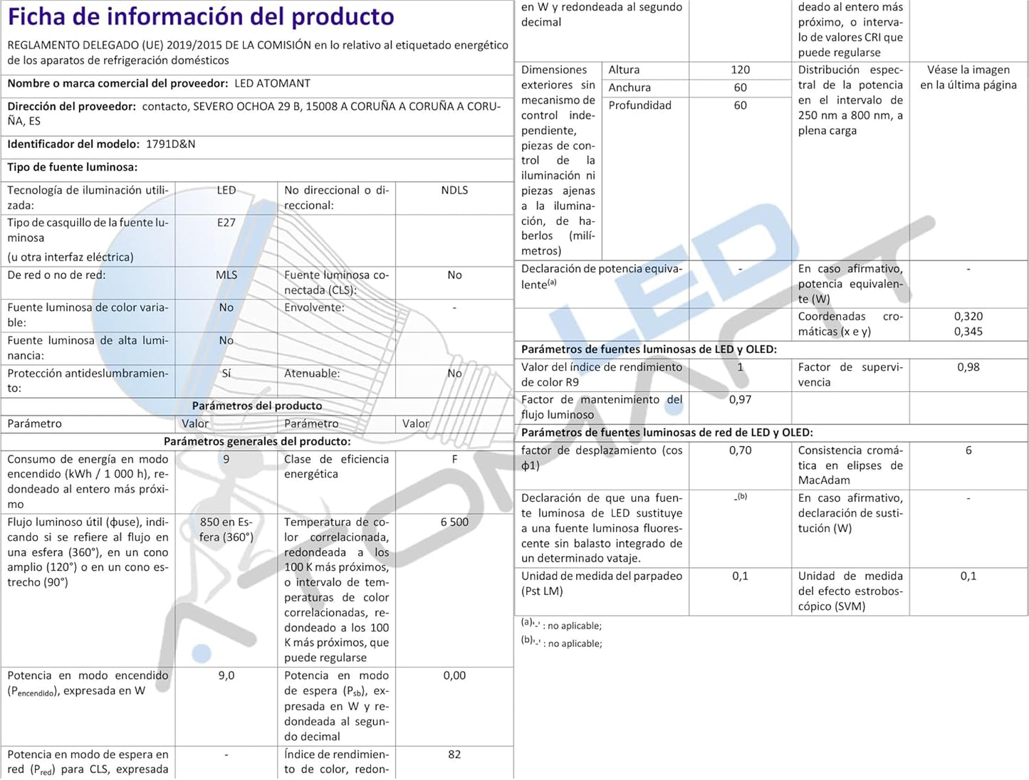 Ampoule LED E27 9W avec capteur crépusculaire. Capteur de lumière...