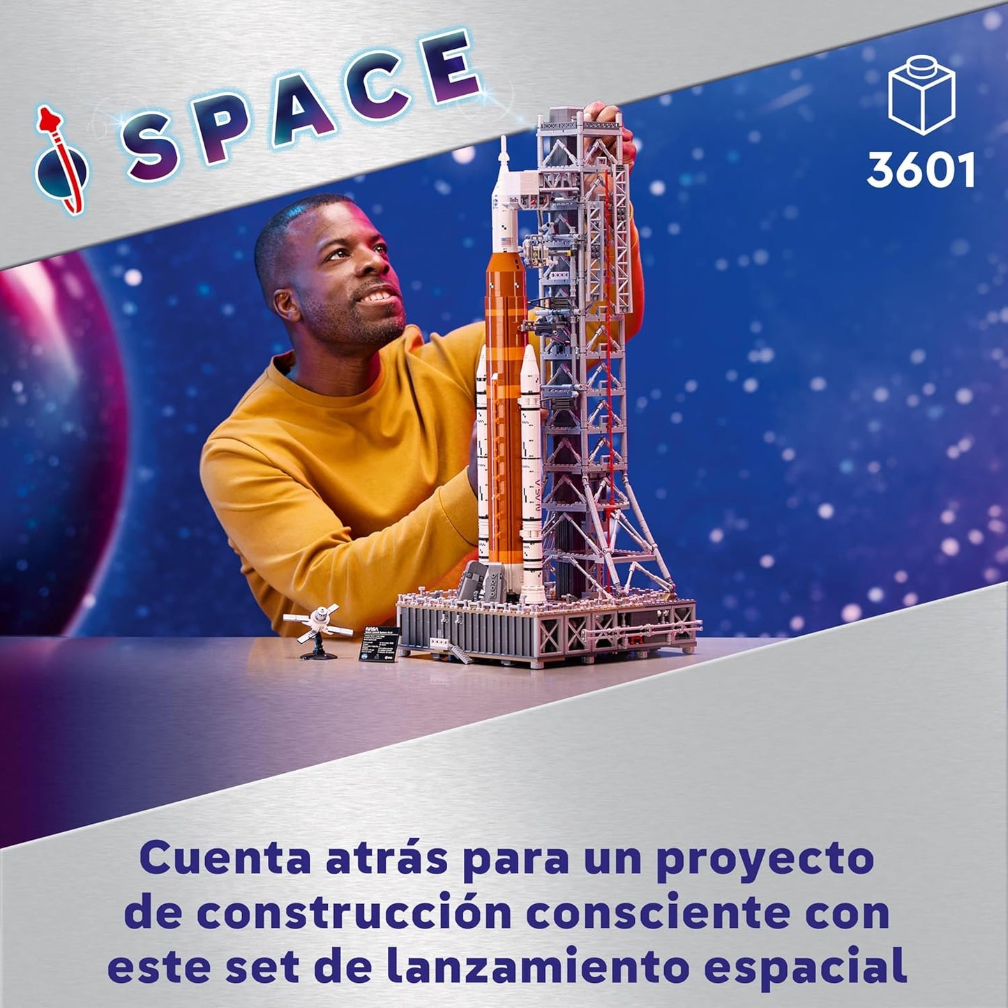 LEGO Icons NASA Artemis Space Launch System avec capsule Orion,...