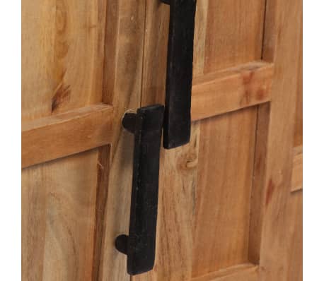 vidaXL Aparador de madera maciza de acacia marrón 60x35x76 cm