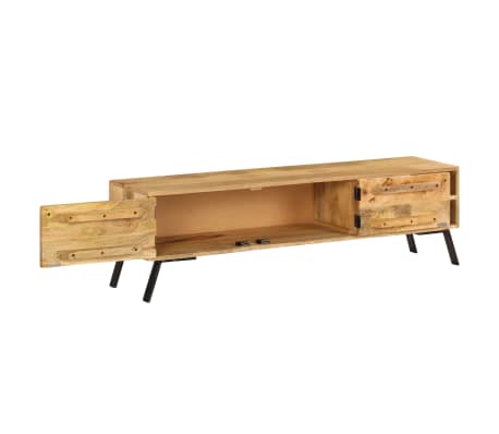 vidaXL Mueble de TV madera maciza de mango 140x30x40 cm