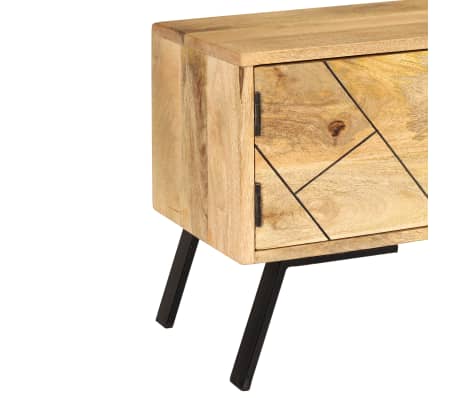 vidaXL Mueble de TV madera maciza de mango 140x30x40 cm
