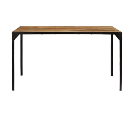 vidaXL Mesa de comedor de madera maciza de mango 140x140x76 cm