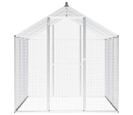 vidaXL Volière d'extérieur Aluminium 183 x 178 x 194 cm