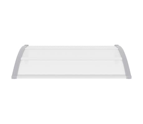 vidaXL Marquesina para puerta PC 120x100 cm