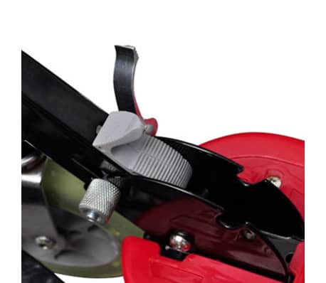 vidaXL Patinete eléctrico con asiento rojo 120 W