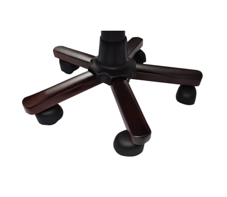 vidaXL Silla de oficina giratoria marrón