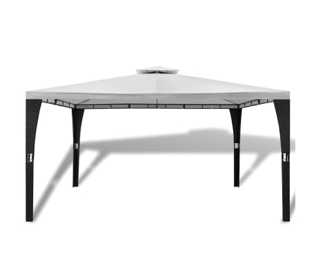 vidaXL Cenador con techo 3x4 m blanco crema