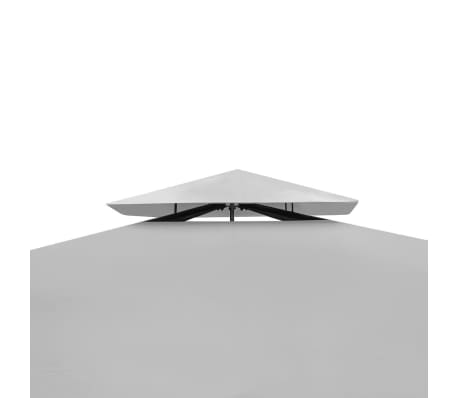 vidaXL Cenador con techo 3x4 m blanco crema