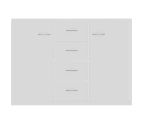 vidaXL Aparador de madera contrachapada blanco 88x30x65 cm