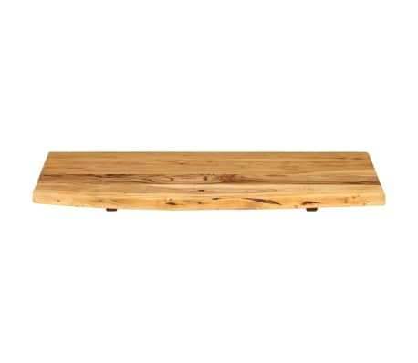 vidaXL Encimera para armario tocador madera maciza acacia 80x52x2,5 cm
