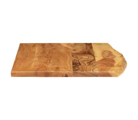 vidaXL Encimera para armario tocador madera maciza acacia 80x52x2,5 cm