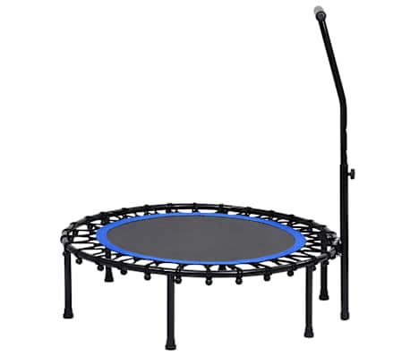 vidaXL Cama elástica fitness con asa 102 cm