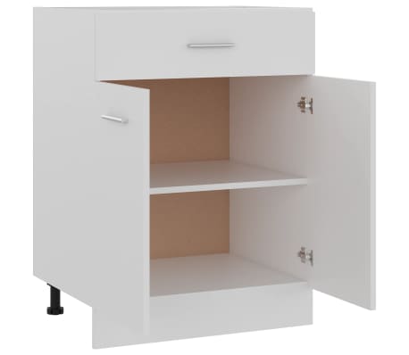 vidaXL Armario inferior de cocina cajón “Lyon” blanco