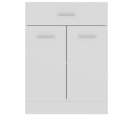 vidaXL Armario inferior de cocina cajón “Lyon” blanco