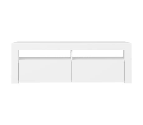 vidaXL Mueble para TV con luces LED blanco 120x35x40 cm