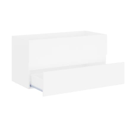 vidaXL Mueble de lavabo madera de ingeniería blanco 90x38,5x45 cm