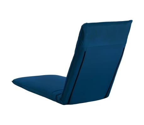 vidaXL Tumbona plegable de tela Oxford azul marino