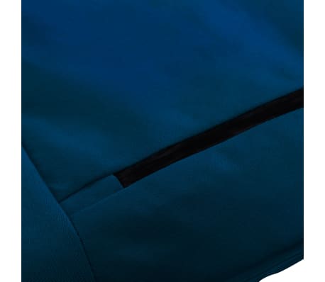vidaXL Tumbona plegable de tela Oxford azul marino