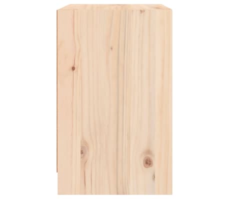 vidaXL Mesitas de noche 2 uds madera maciza de pino 40x31x50 cm