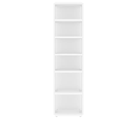 vidaXL Mueble zapatero madera contrachapada blanco 27,5x27x102 cm