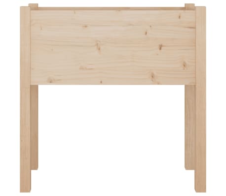 vidaXL Jardineras 2 uds madera maciza de pino 70x31x70 cm