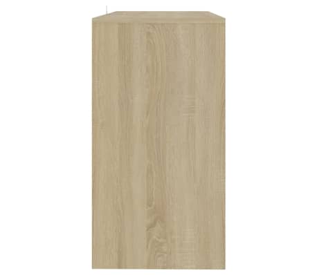 vidaXL Mesa consola de madera contrachapada roble Sonoma 89x41x76,5 cm