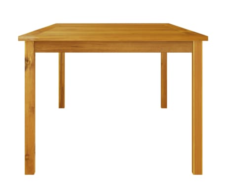 vidaXL Mesa de jardín de madera maciza de acacia 200x100x74 cm